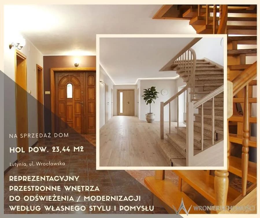 biznes + dom | 15 min od Wrocławia | Lutynia