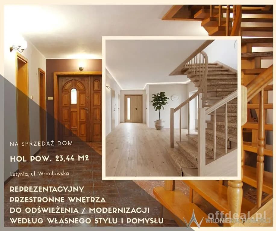 biznes + dom | 15 min od Wrocławia | Lutynia