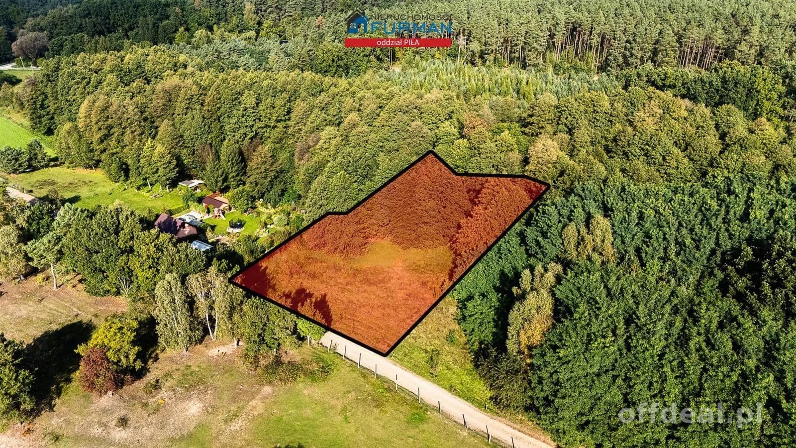 Działka z warunkami zabudowy- przy lesie