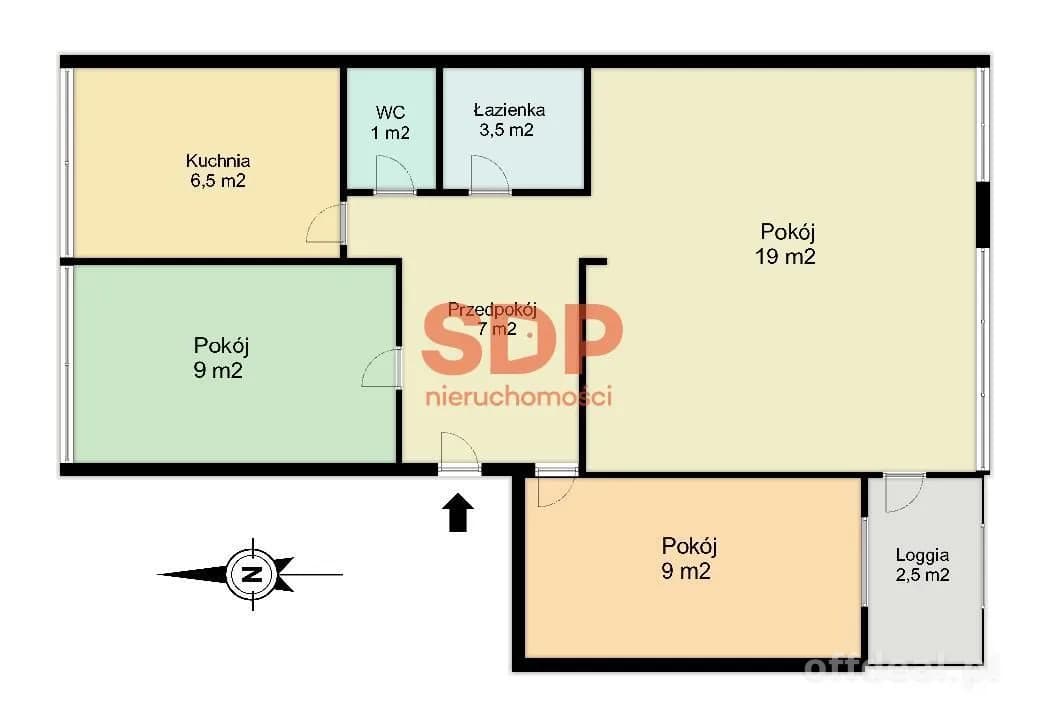 appartement à vendre à Wrocław, Fabryczna, Popowice | 3 pièces | 57 m²