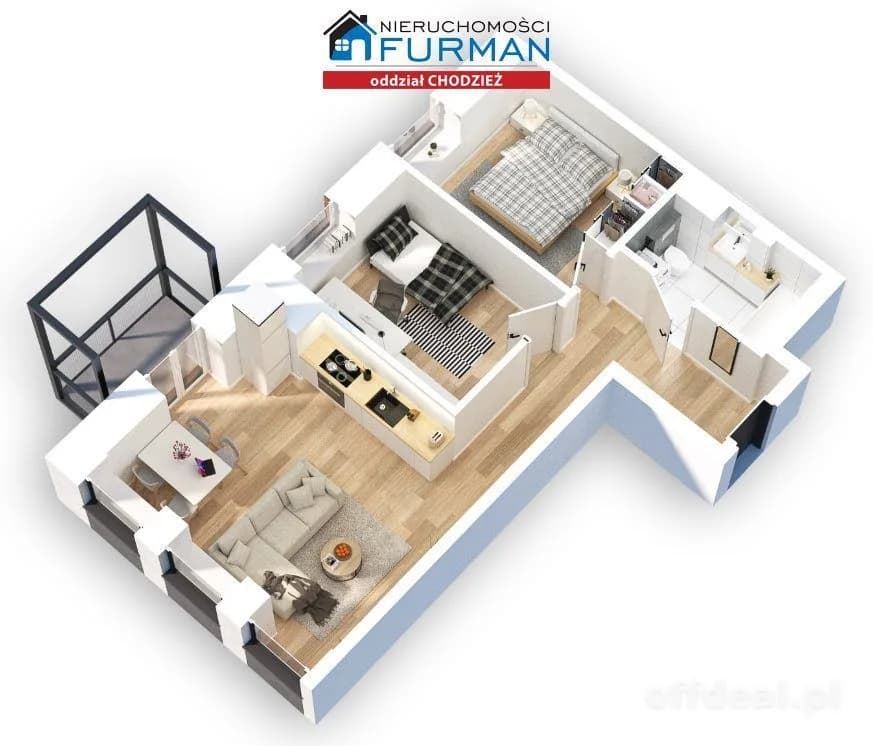 appartement à vendre à Chodzież | 3 pièces | 57,13 m²