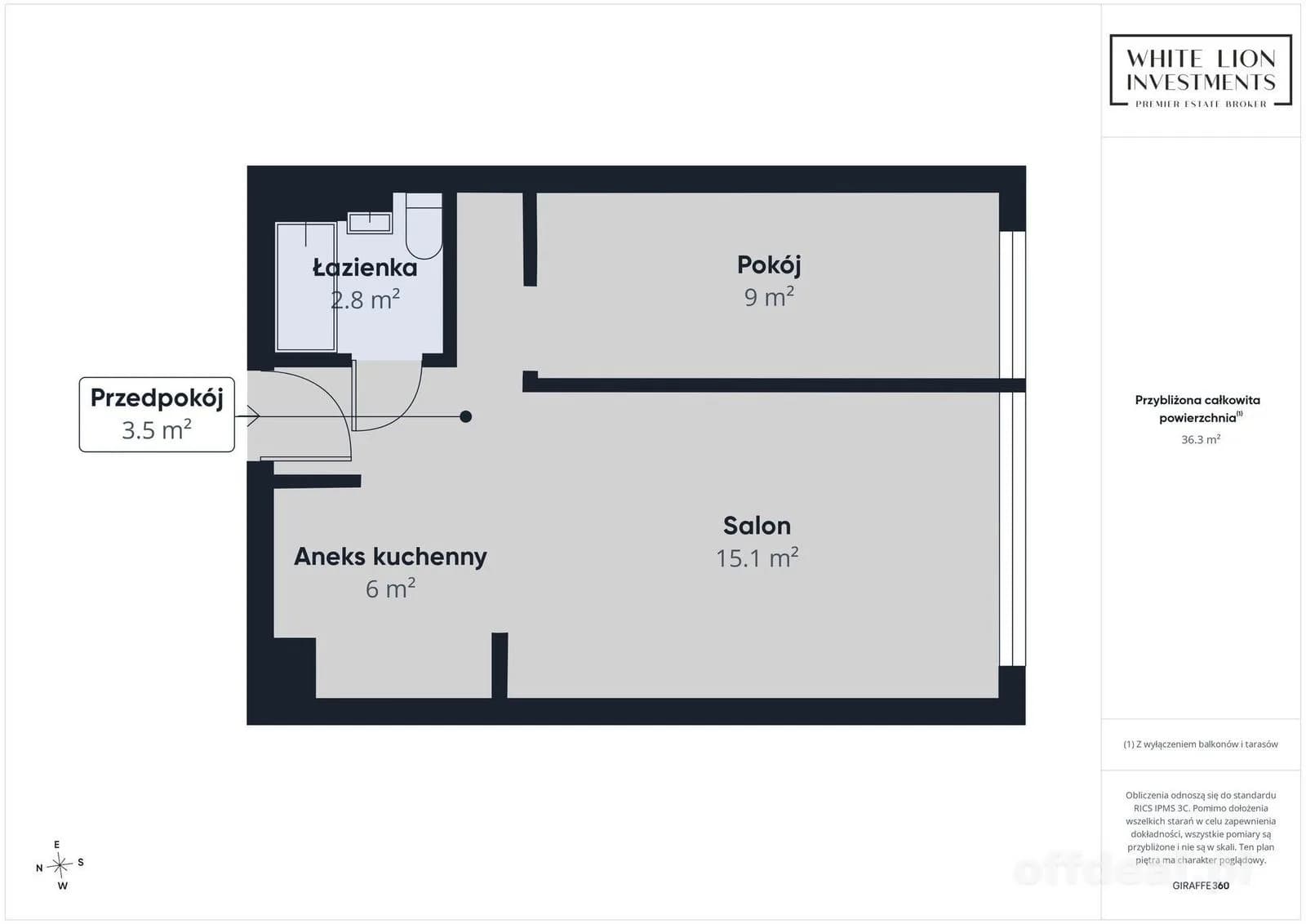 2-room apartment for sale in Warszawa, Ochota, Rakowiec | 36.3 m²