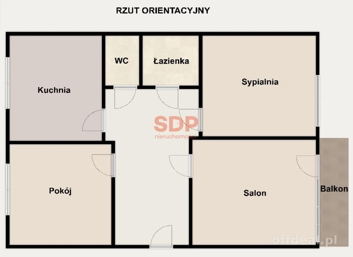 Photo 6: Apartment, 3 rooms, 60 m², Wrocław