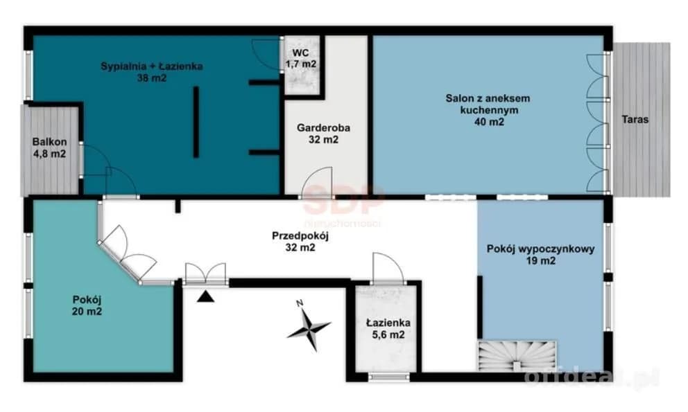 3-Zimmer Wohnung zum Verkauf in Wrocław, Krzyki, Partynice | 203 m²