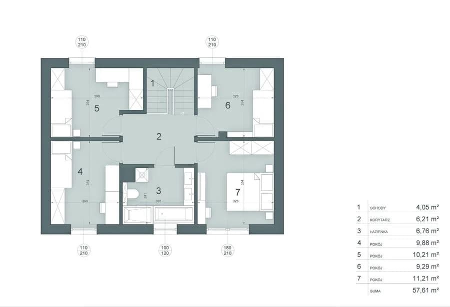 5-room house for sale in Ostrołęka | 108.56 m²