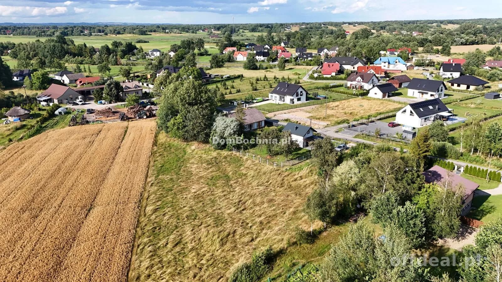 Dębina gmina Rzezawa mała działka budowlana
