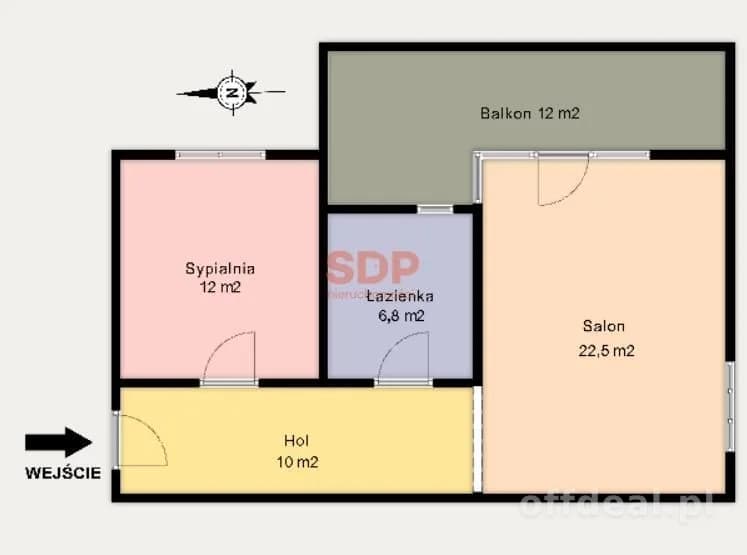 Zdjęcie 12: Mieszkanie, 2 pokoje, 51 m², Łódź