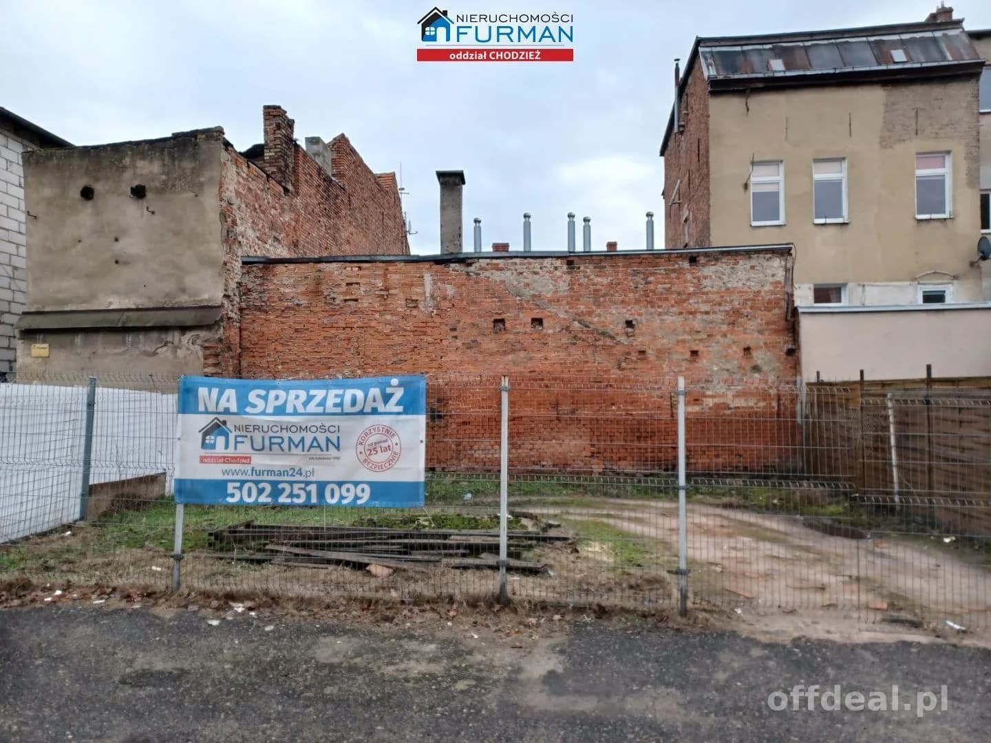 Na sprzedaż działka w centrum Chodzieży