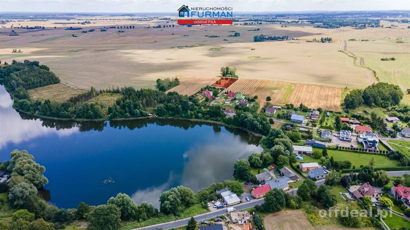 Działka 3600m w Dobinie, blisko jeziora