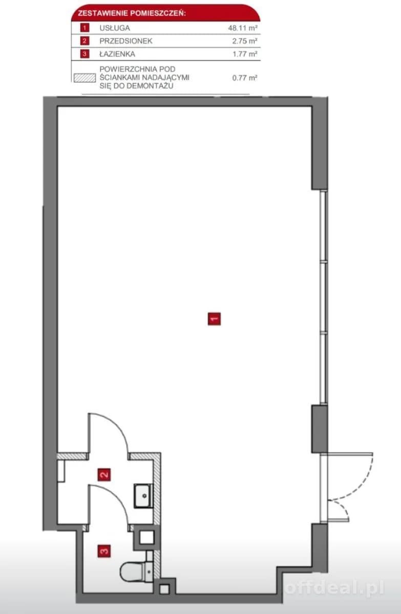 Zdjęcie 4: Lokal, 54 m², Warszawa