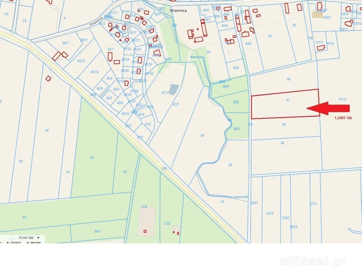 terrain à vendre à Stramnica | 12 491 m²