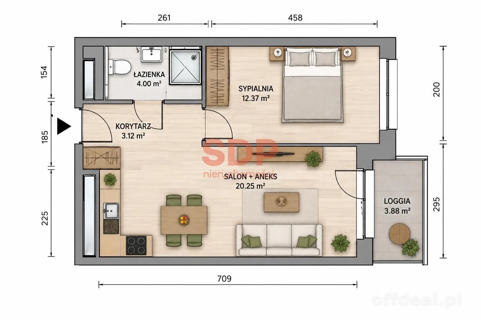 Lux apartamet 2 pok. Klima. Legnicka Vita