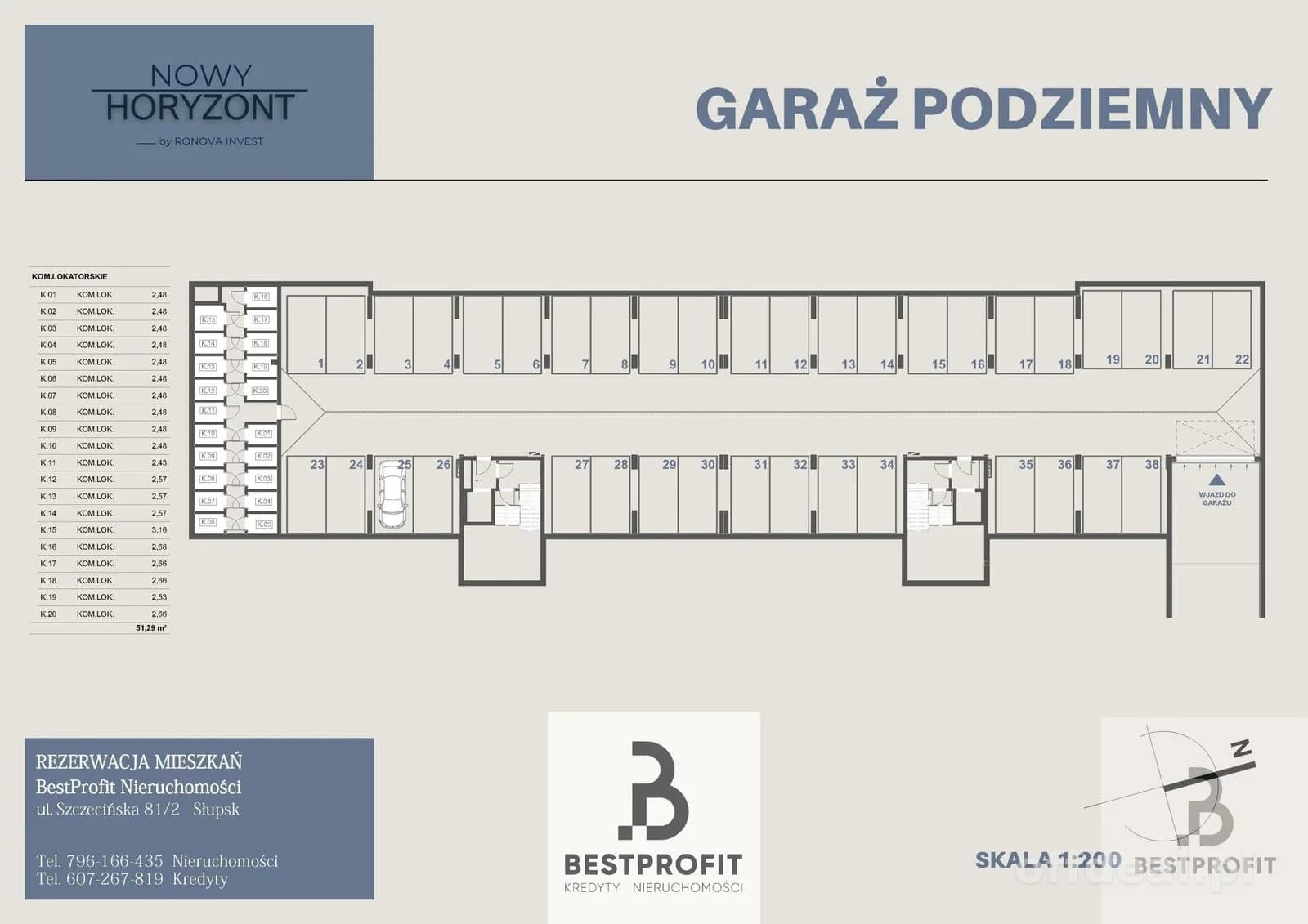 2-room apartment for sale in Słupsk | 41.36 m²