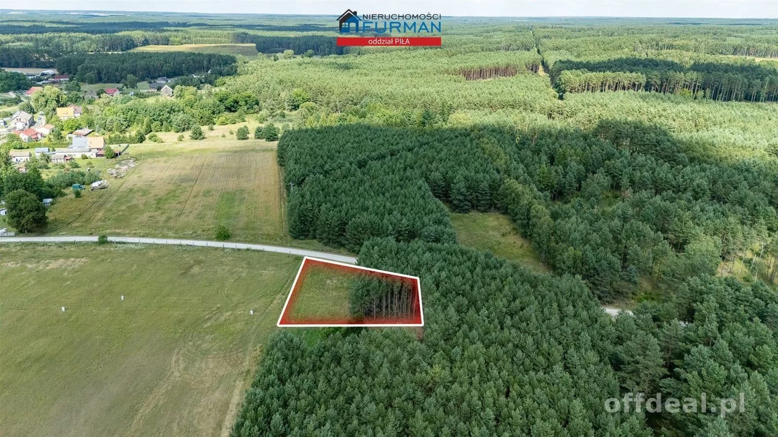Działka o pow. 1355m- wydana WZ - Jaglice