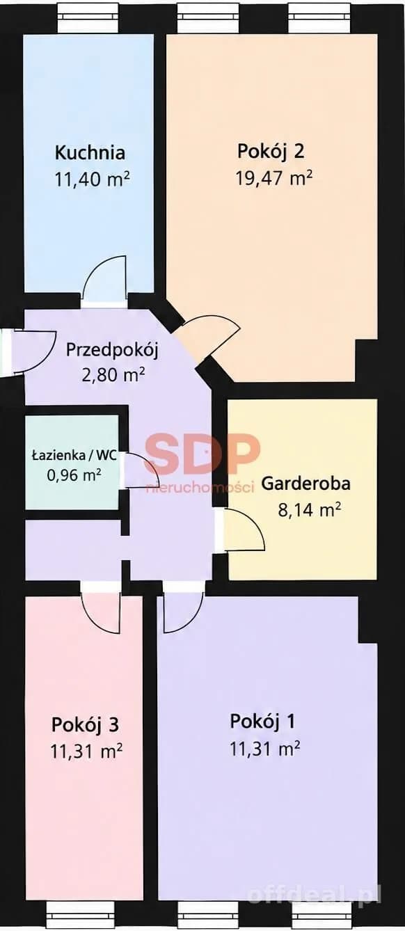 Фото 9: Квартира, 3 кімнати, 85 m², Wrocław