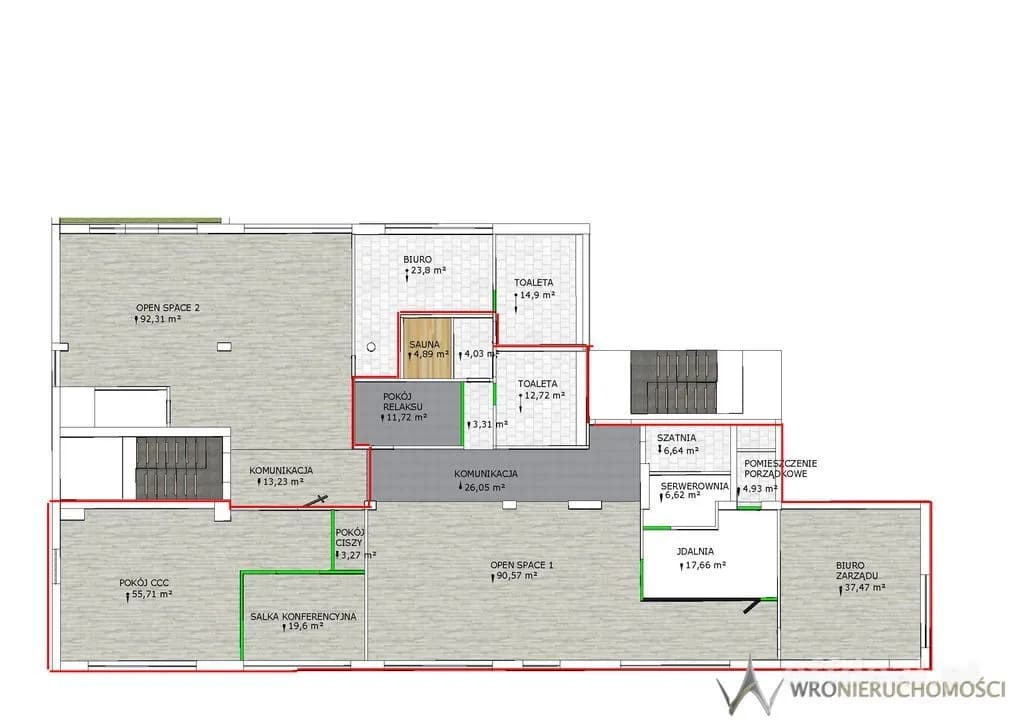 комерційна нерухомість в оренду у Wrocław | 155 m²