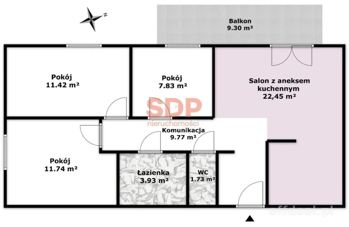 Idealne dla rodziny! 4 pokoje, balkon i zielone otoczenie