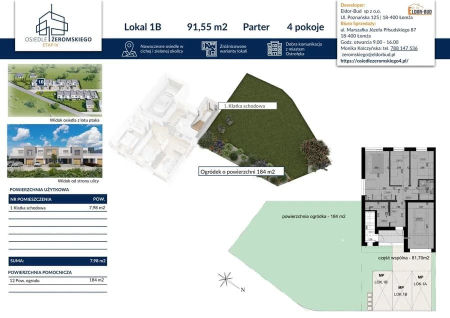 4-room house for sale in Ostrołęka | 91.55 m²