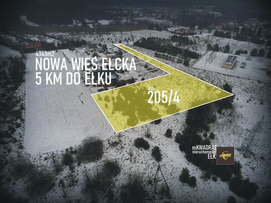 plot for sale in Ełk, Nowa Wieś Ełcka | 4,343 m²