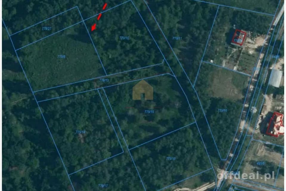 Działka budowlana/usługowa w zaciszu lasu | 3350m2