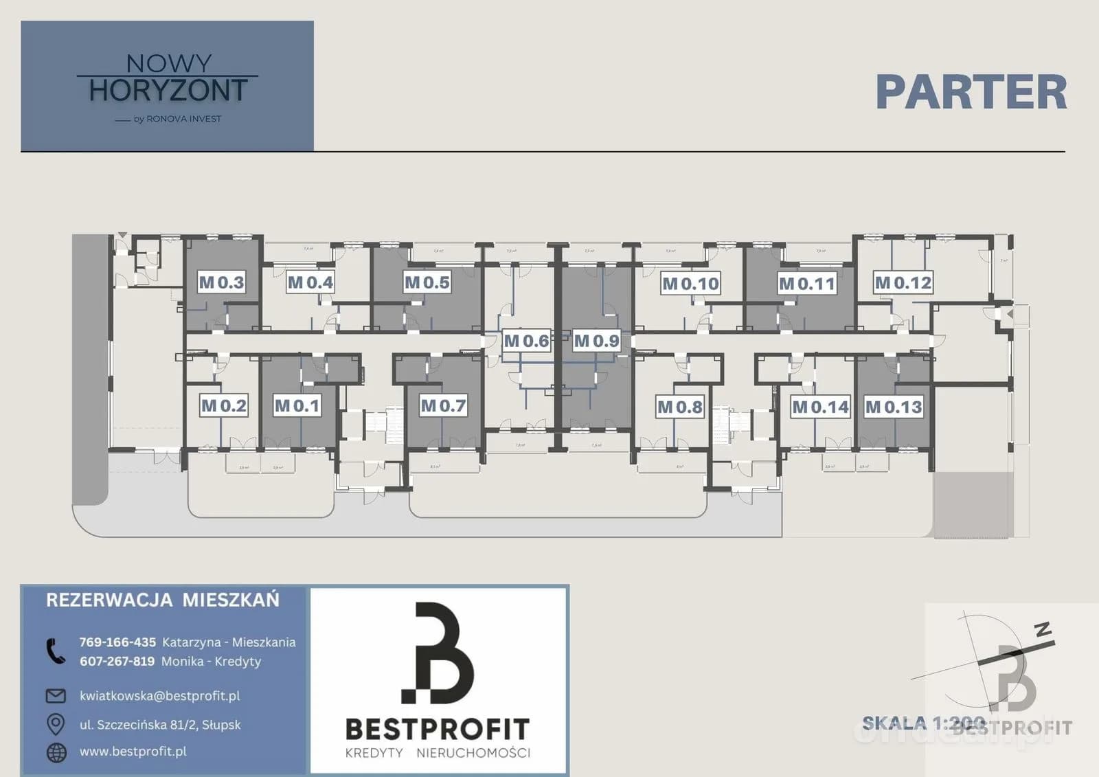2-room apartment for sale in Słupsk | 38.65 m²