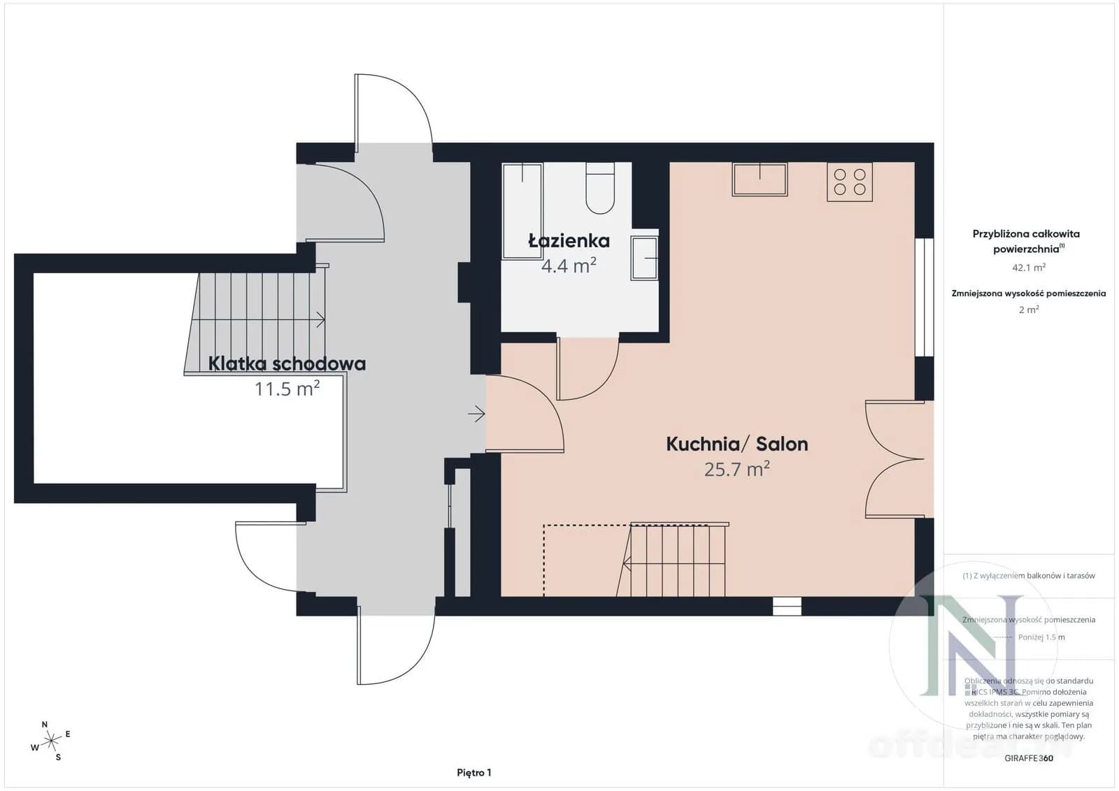 Foto 5: Wohnung, 2 rooms, 56 m², Wrocław