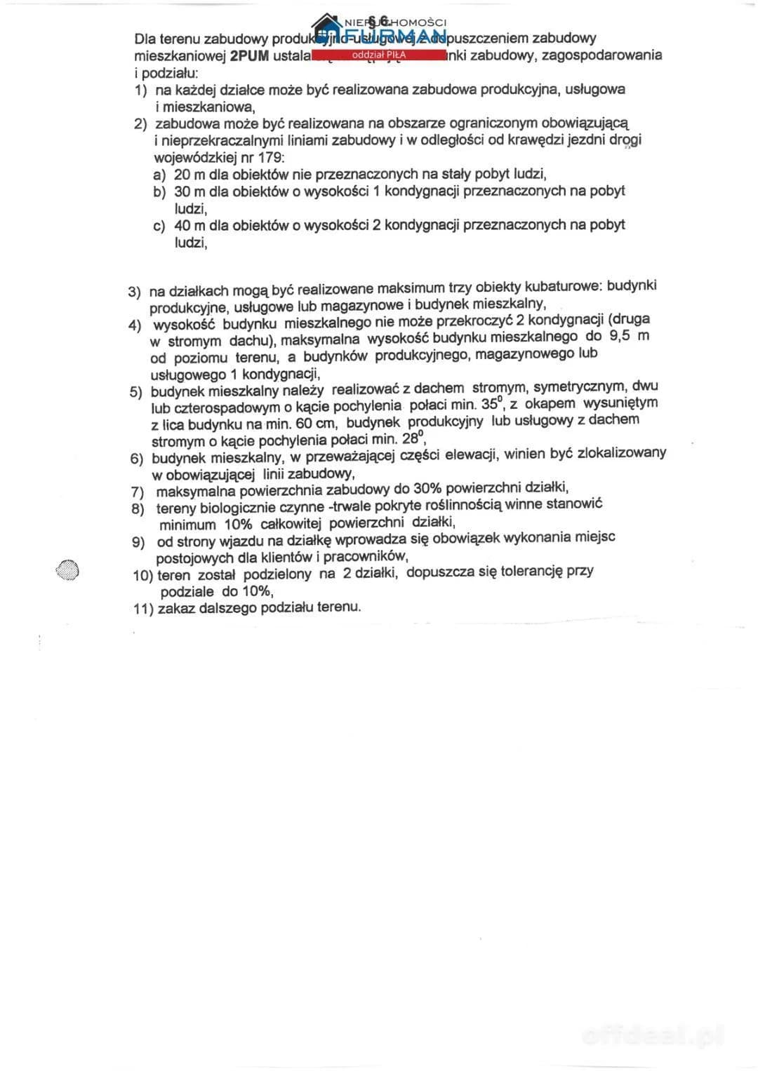 Działka na sprzedaż, Szydłowo