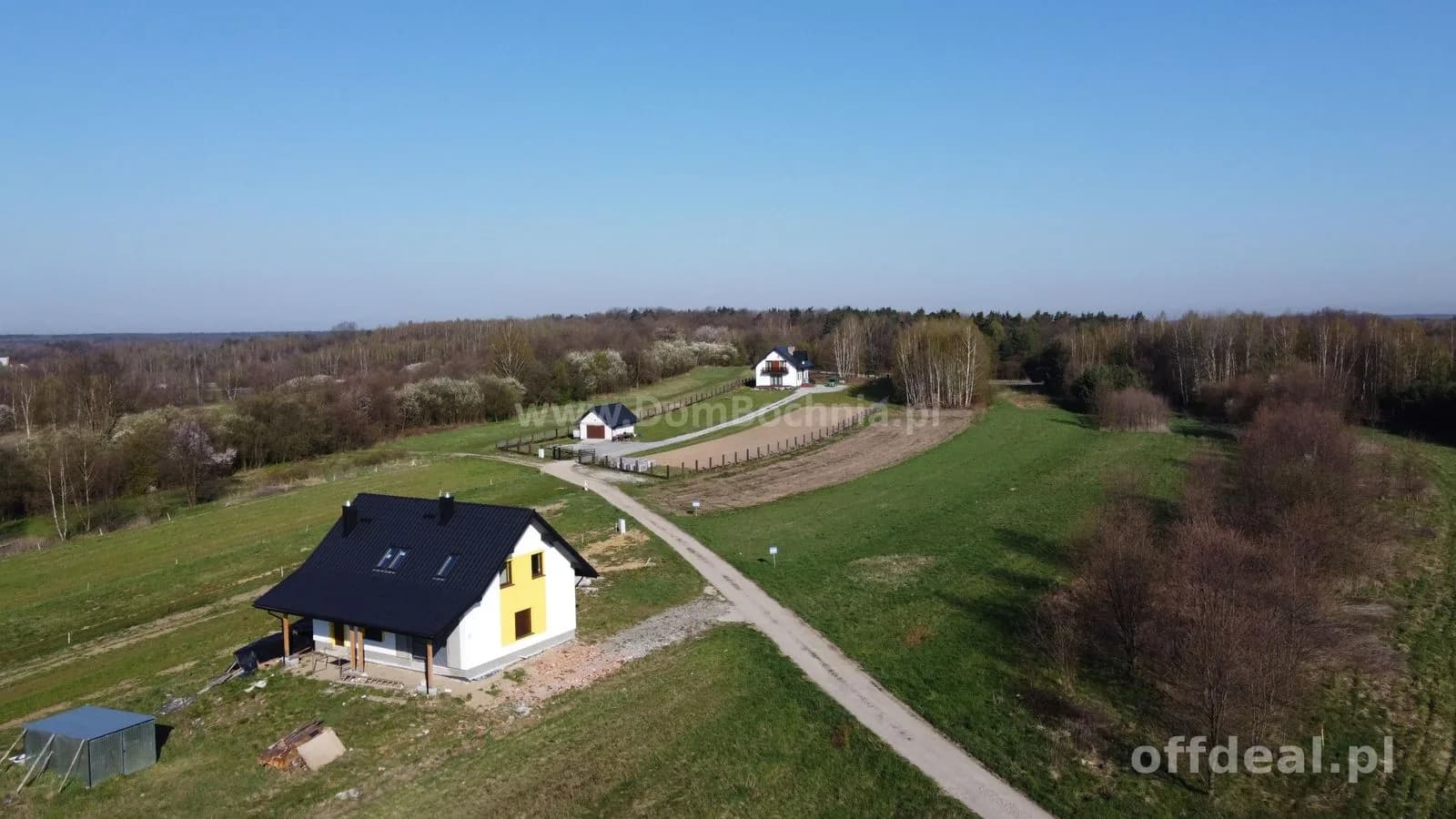 Budowlana działka 35ar Mokrzyska blisko Brzeska