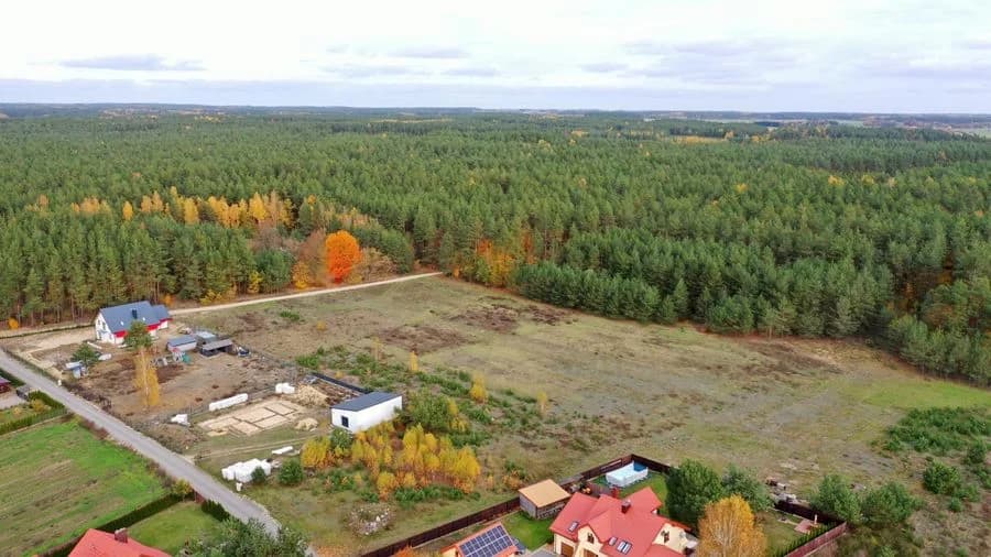 Malownicze działki w sąsiedztwie lasu Motyka