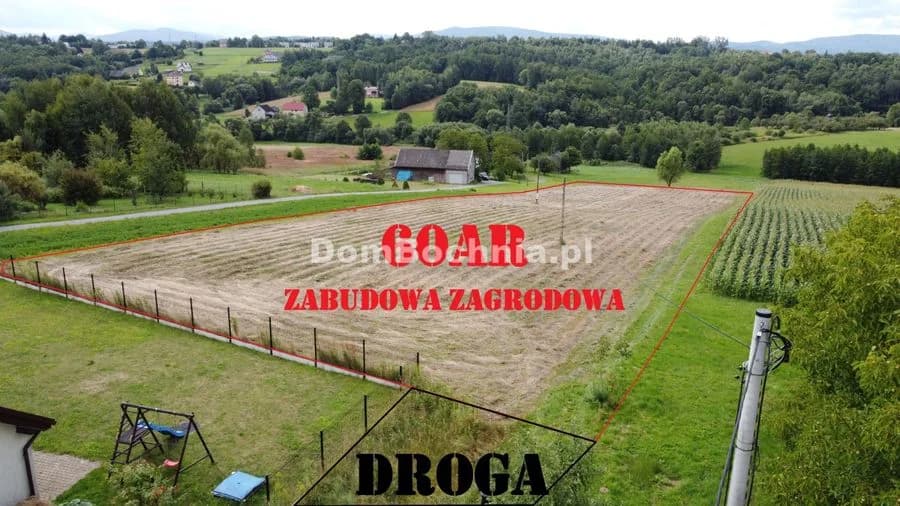 Działka 60ar okolice Dobczyc Bieńkowice