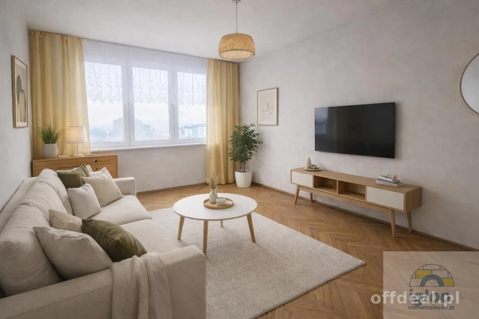 Dwustronne 2 Pok + widna kuchnia loggia KSM