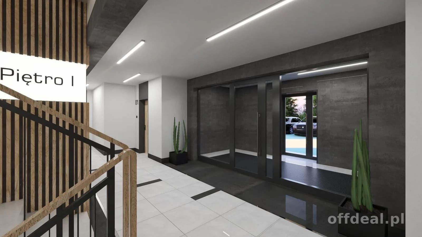 Nowoczesne mieszkanie 51 m² z tarasem | Łomża, ul. Popiełuszki 4