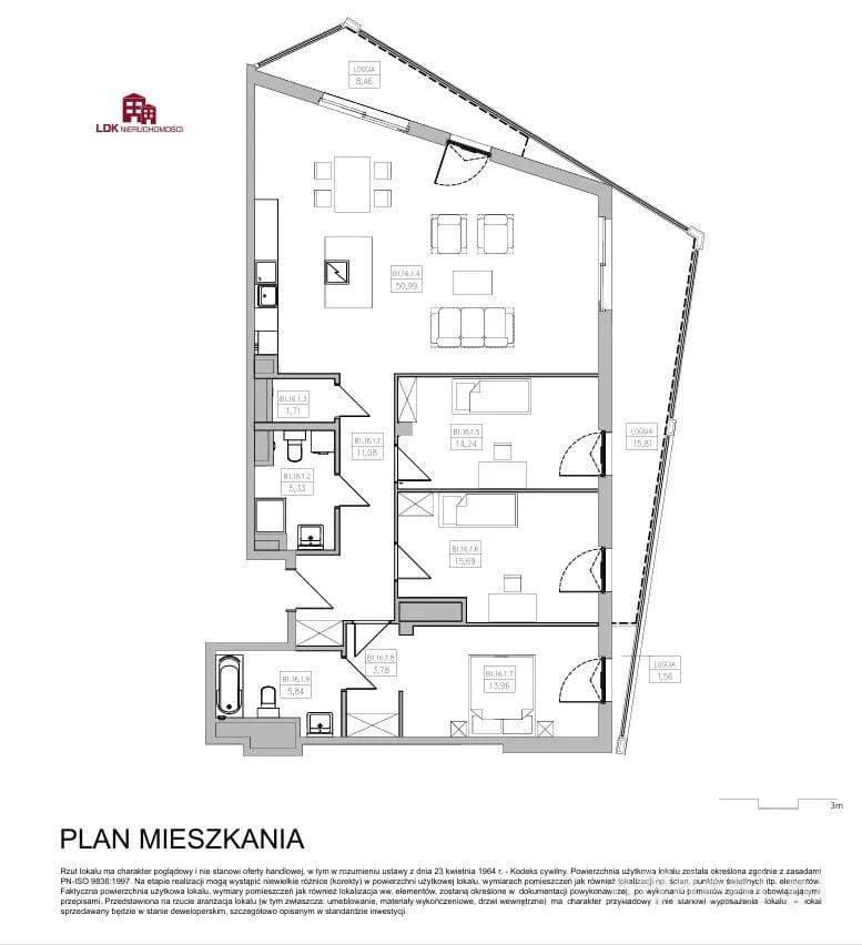 4-room apartment for sale in Gdynia, Śródmieście | 122.62 m²