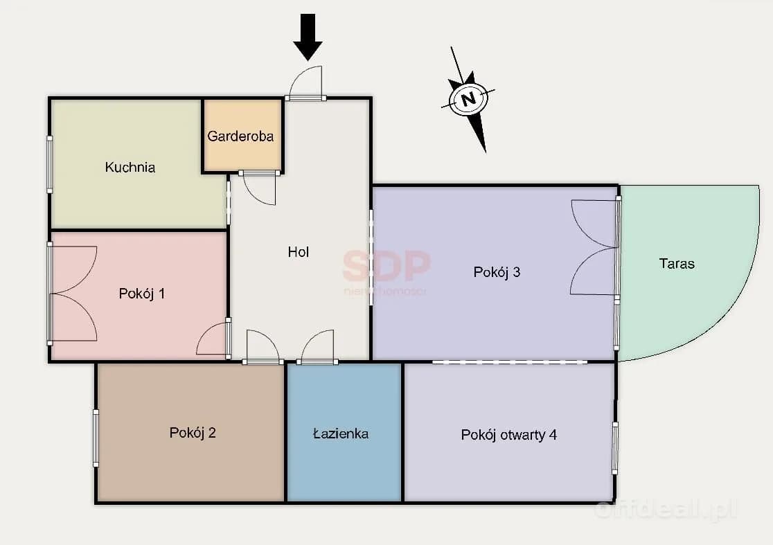 4-Zimmer Wohnung zum Verkauf in Łódź, Widzew | 88,2 m²