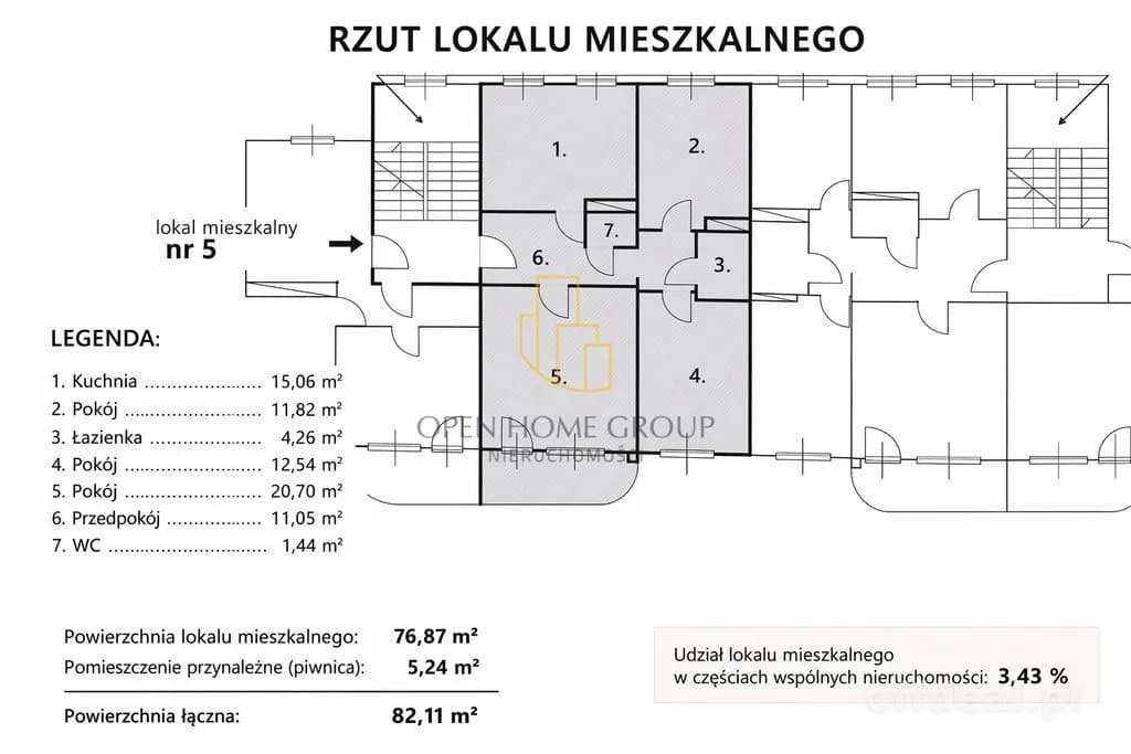 appartement à vendre à Oleśnica | 3 pièces | 77 m²