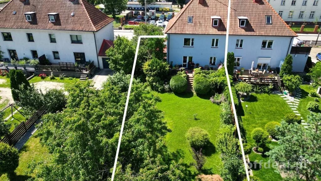 Giżycko | dom bliźniak z dużym ogrodem