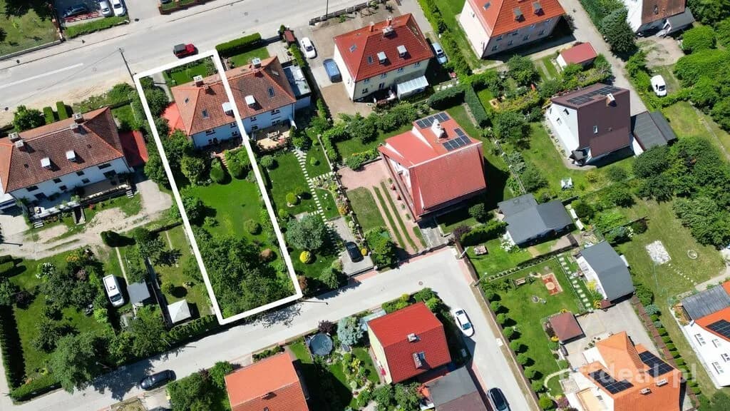 Giżycko | dom bliźniak z dużym ogrodem