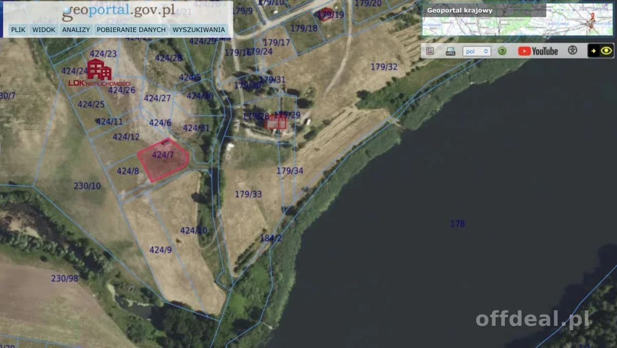 Widok, który zachwyca – działka nad Jeziorem
