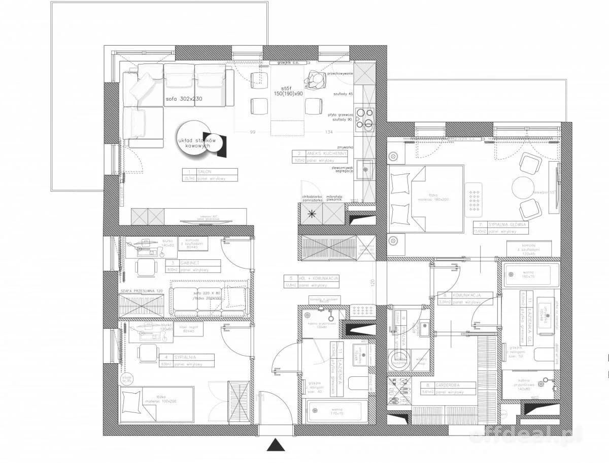 4-Zimmer Wohnung zur Miete in Wrocław, Krzyki, Przedmieście Oławskie | 100 m²