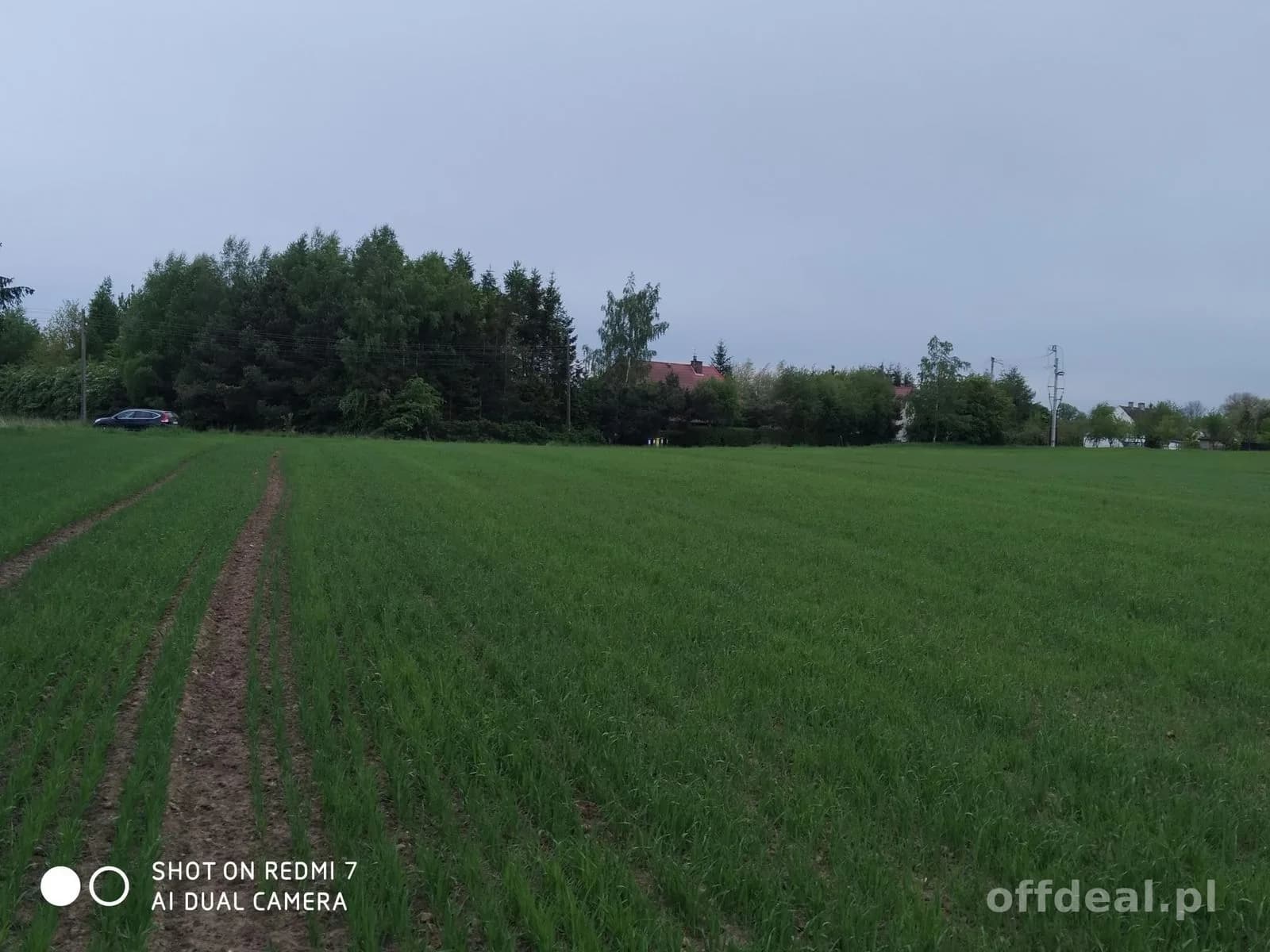 Czernin uzbrojona działka budowlana o pow. 1620 m2