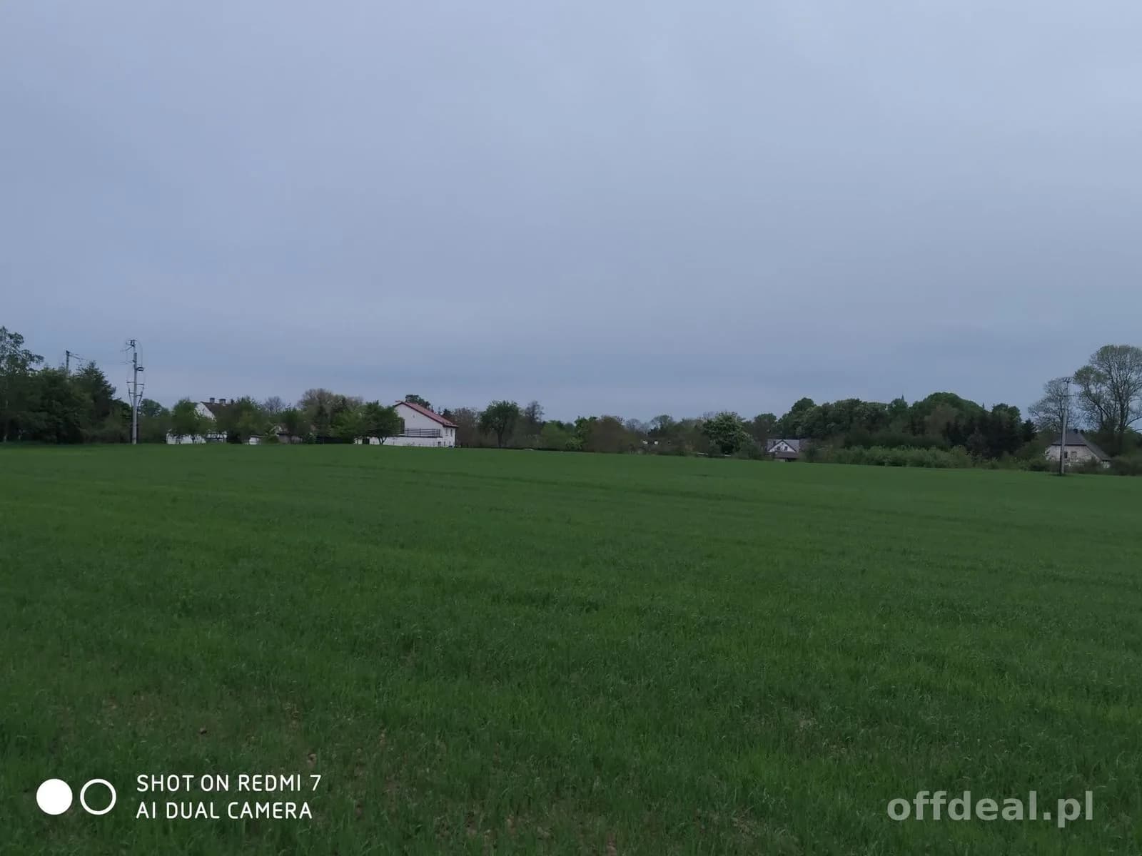 Czernin uzbrojona działka budowlana o pow. 1620 m2