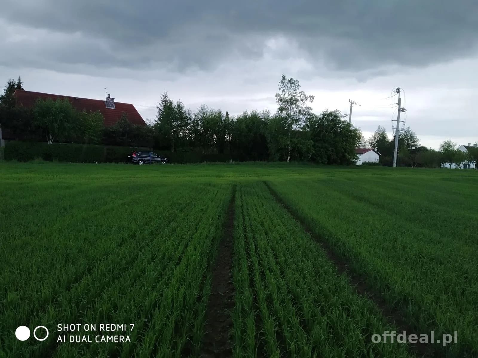 Czernin uzbrojona działka budowlana o pow. 1620 m2