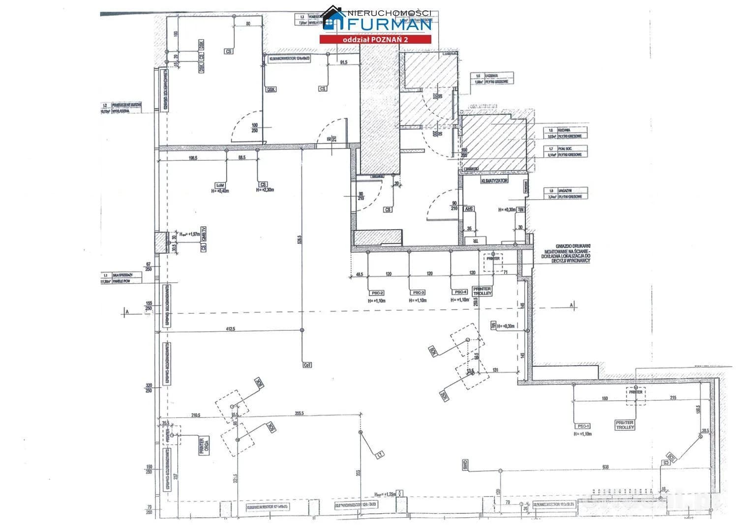 Lokal 145 m², parter, witryna, ul.Piątkowska 116