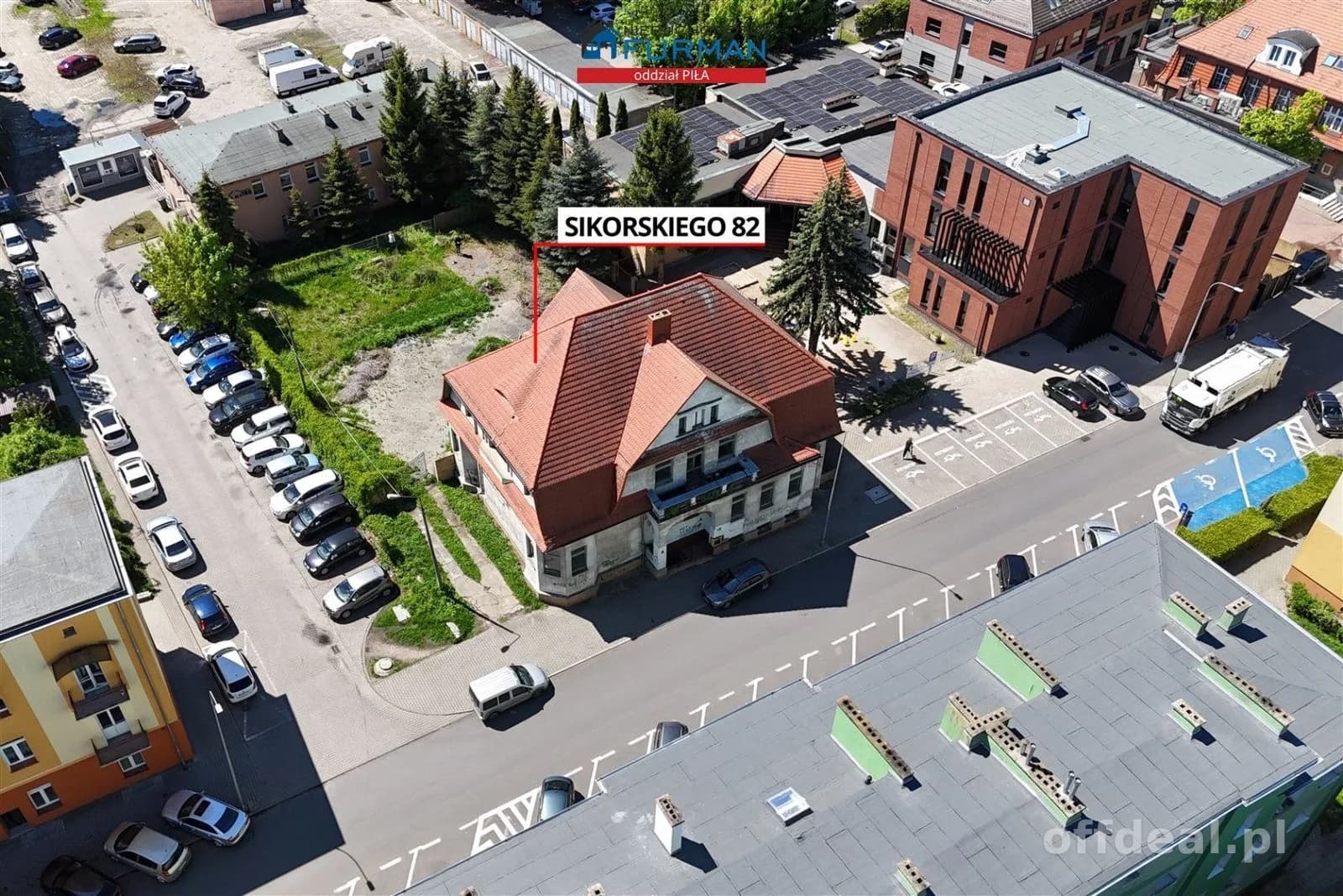 Obiekt|Serce Piły|Usługa+Mieszkania|Własny Parking