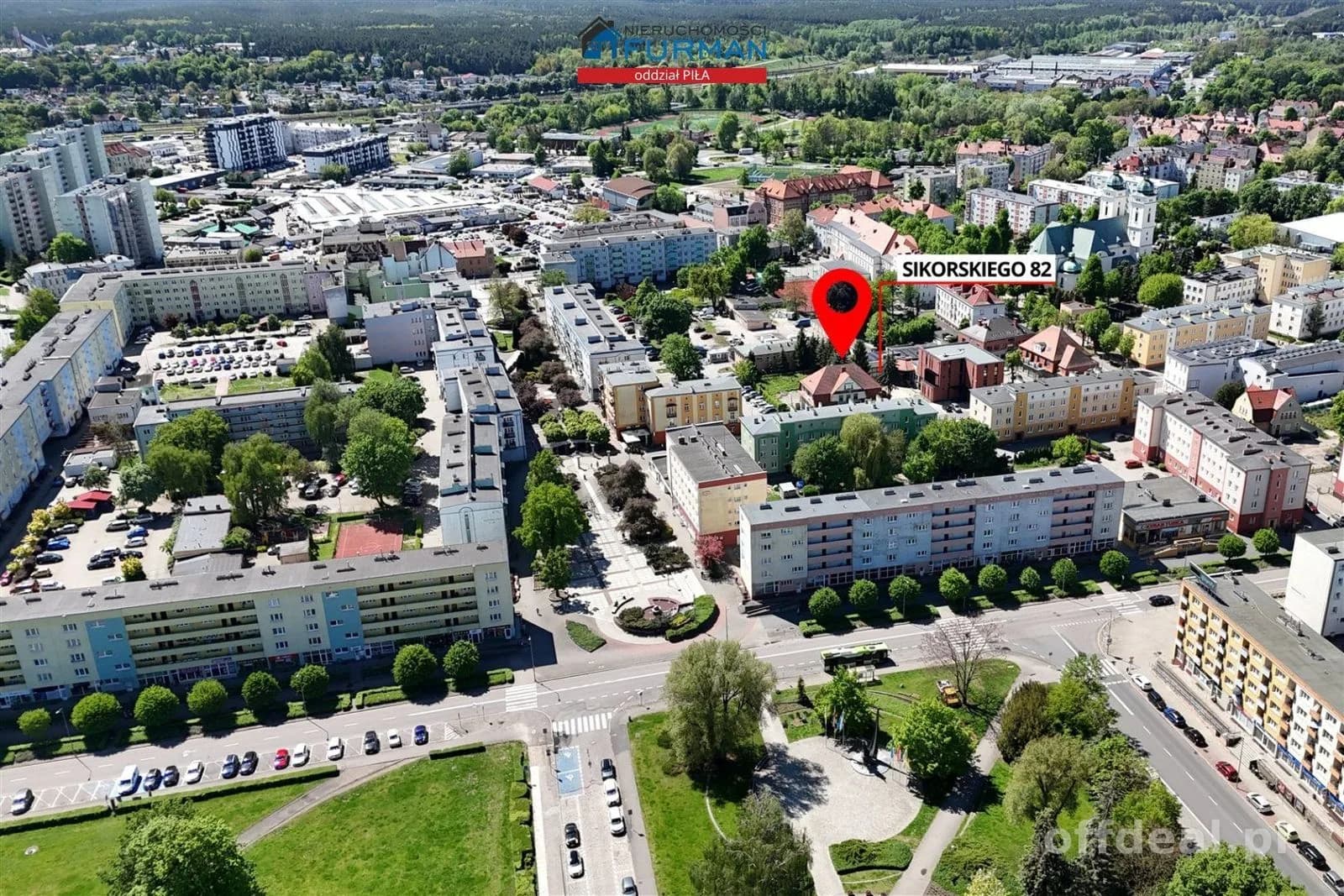 Obiekt|Serce Piły|Usługa+Mieszkania|Własny Parking