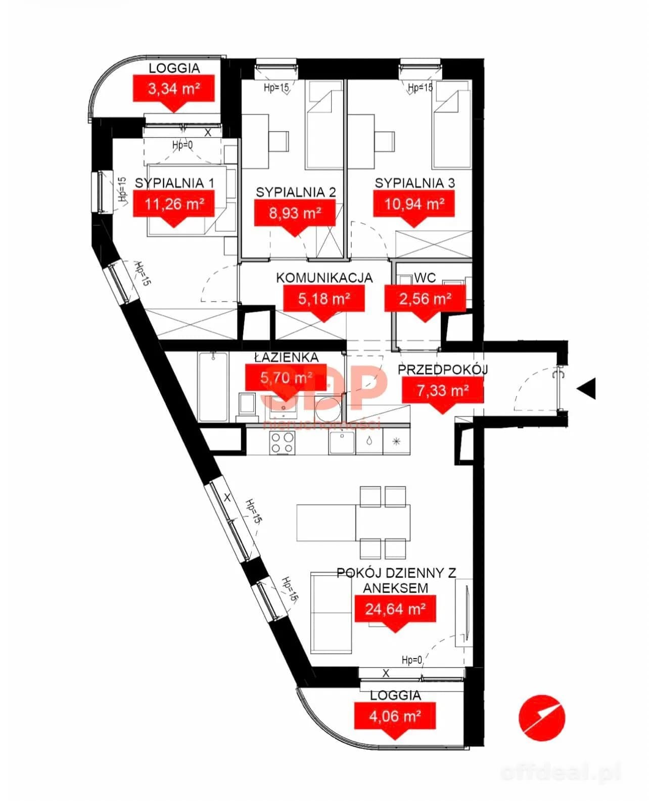 Apartament z widokiem na Wrocław