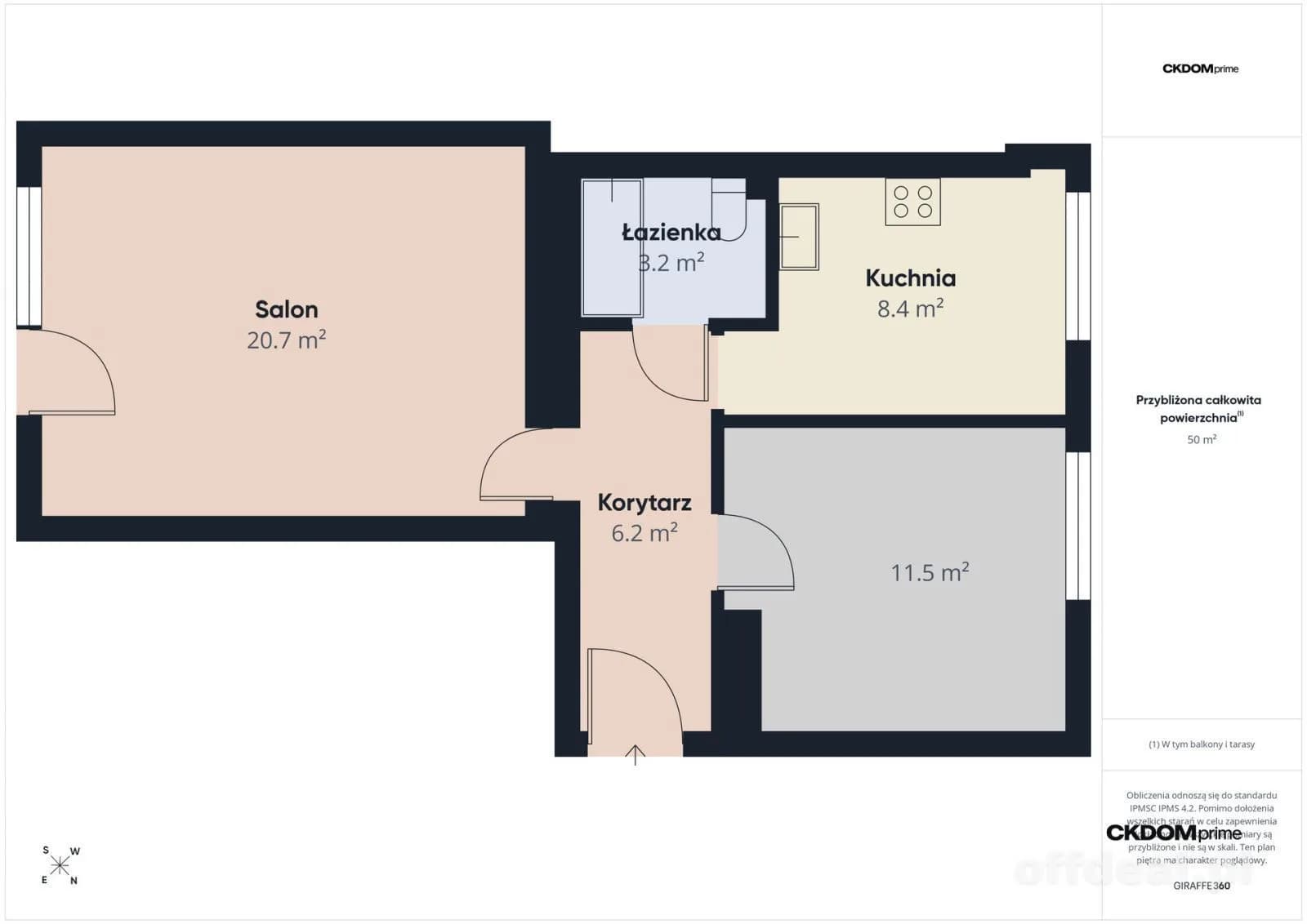 Zdjęcie 15: Mieszkanie, 2 pokoje, 51 m², Kielce