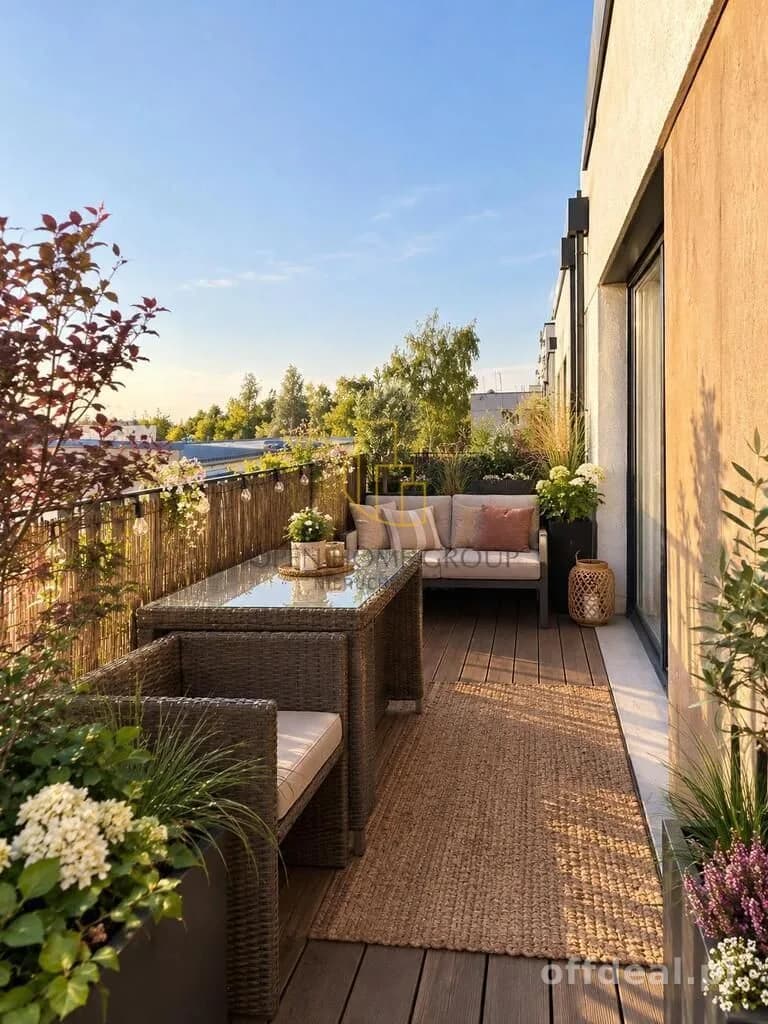 Luksusowe / kameralne osiedle / taras 42m + balkon / parking