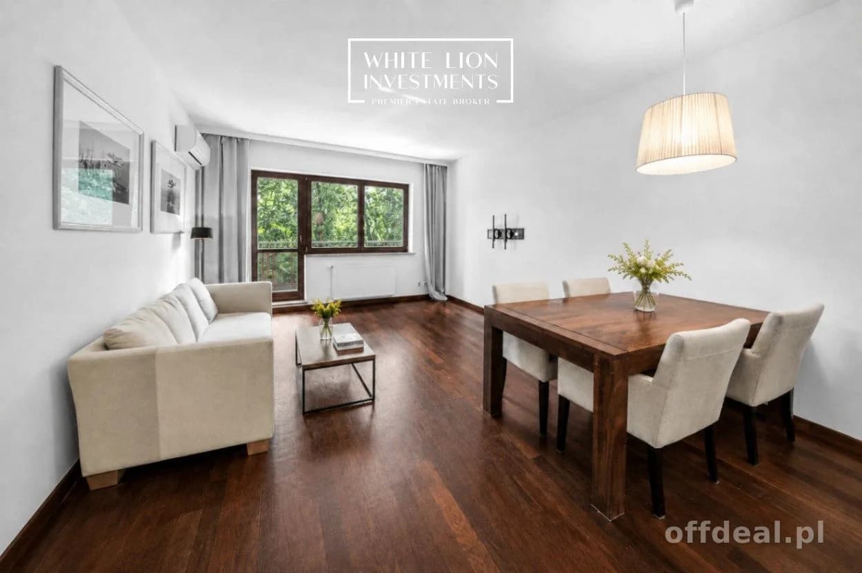 Cichy apartament z widokiem na zieleń | 84 m² | Mokotów