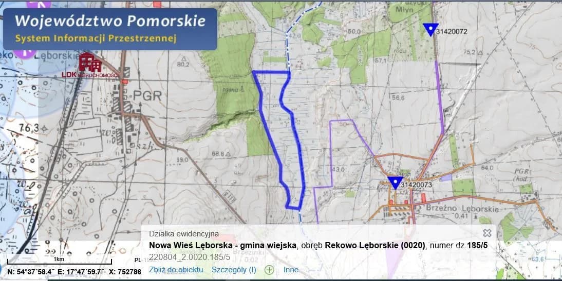 plot for sale in Rekowo Lęborskie | 312,500 m²